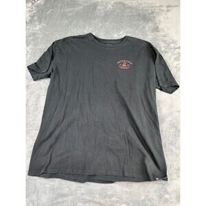 Men’s Quiksilver 2XL Black Graphic T-Shirt – Good Condition